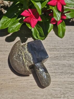 Volcano Agate Crystal Tomahawk – Natural Polished Stone Axe